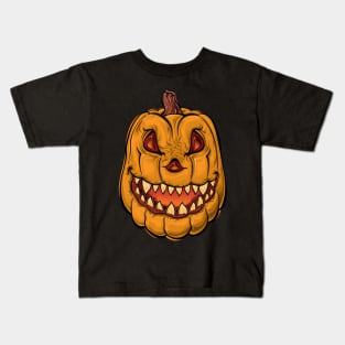 Evil Jack O Lantern - Halloween Kids T-Shirt